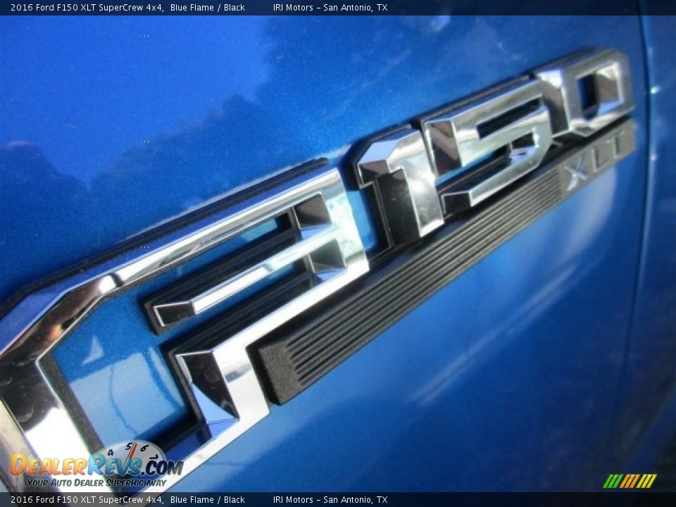 2016 Ford F150 XLT SuperCrew 4x4 Blue Flame / Black Photo #3