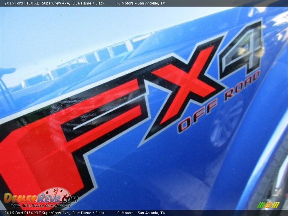 2016 Ford F150 XLT SuperCrew 4x4 Blue Flame / Black Photo #9