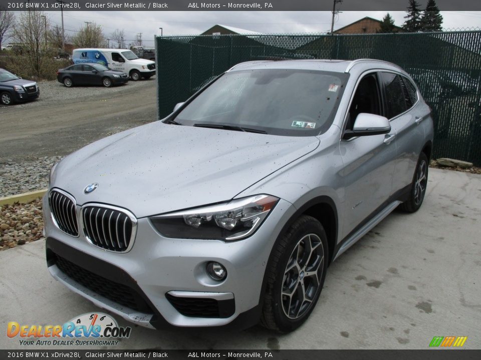 2016 BMW X1 xDrive28i Glacier Silver Metallic / Black Photo #7