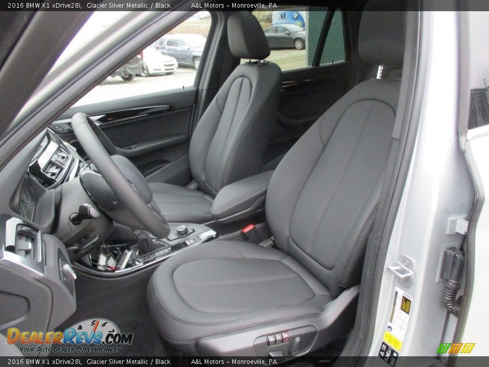 2016 BMW X1 xDrive28i Glacier Silver Metallic / Black Photo #12