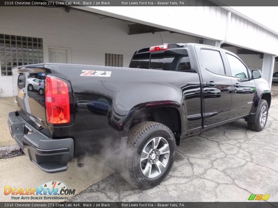 2016 Chevrolet Colorado Z71 Crew Cab 4x4 Black / Jet Black Photo #2