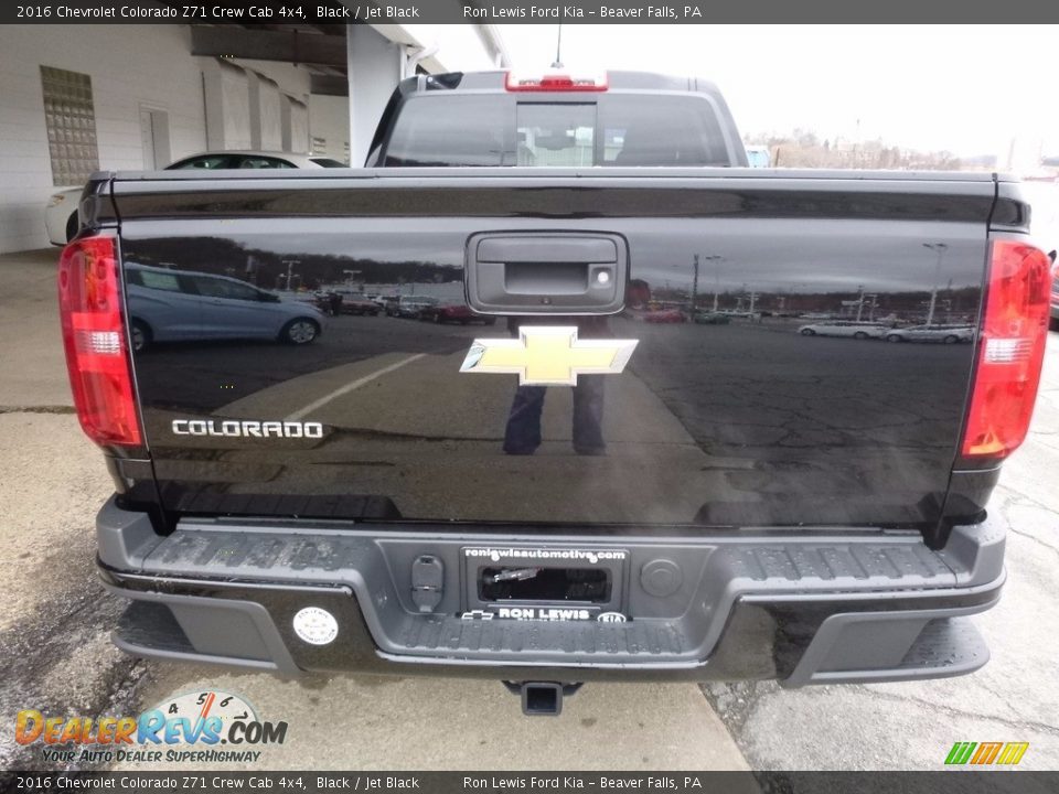 2016 Chevrolet Colorado Z71 Crew Cab 4x4 Black / Jet Black Photo #3