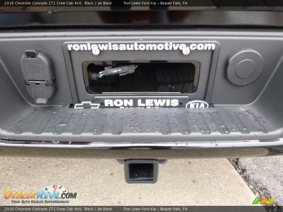 2016 Chevrolet Colorado Z71 Crew Cab 4x4 Black / Jet Black Photo #4