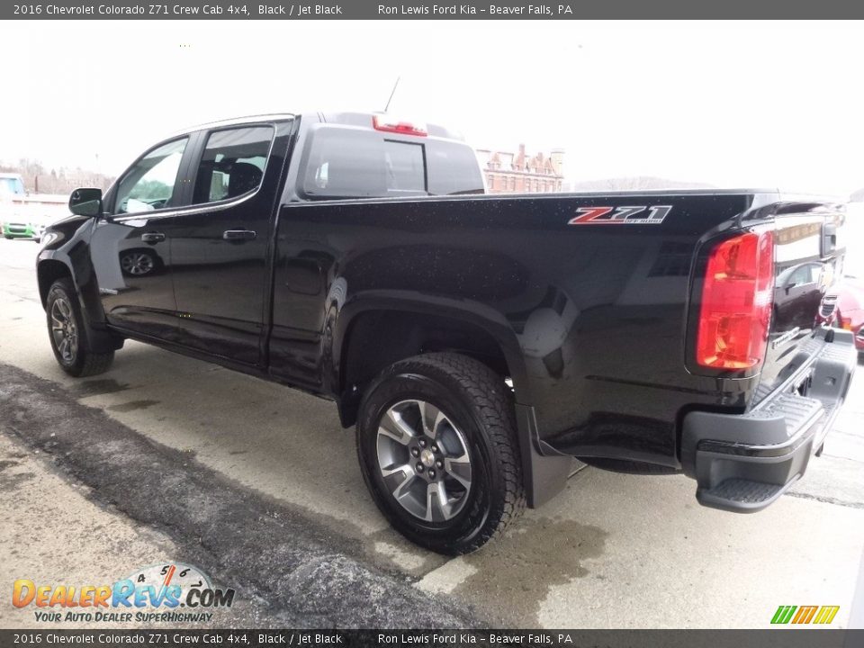 2016 Chevrolet Colorado Z71 Crew Cab 4x4 Black / Jet Black Photo #5