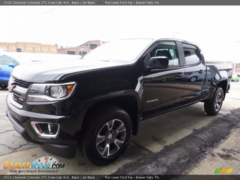 2016 Chevrolet Colorado Z71 Crew Cab 4x4 Black / Jet Black Photo #7
