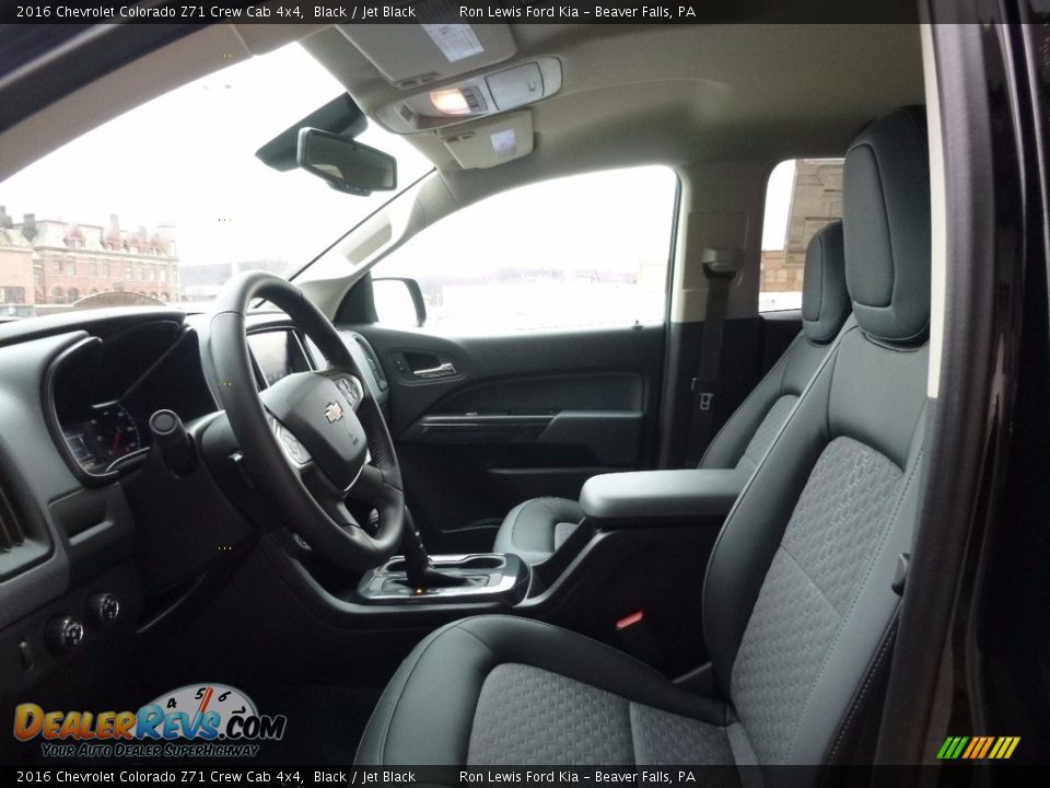 2016 Chevrolet Colorado Z71 Crew Cab 4x4 Black / Jet Black Photo #11