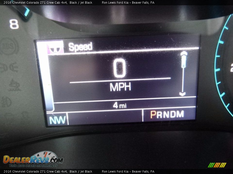 2016 Chevrolet Colorado Z71 Crew Cab 4x4 Black / Jet Black Photo #20
