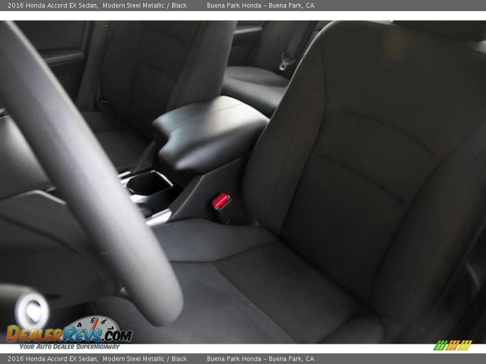 2016 Honda Accord EX Sedan Modern Steel Metallic / Black Photo #11