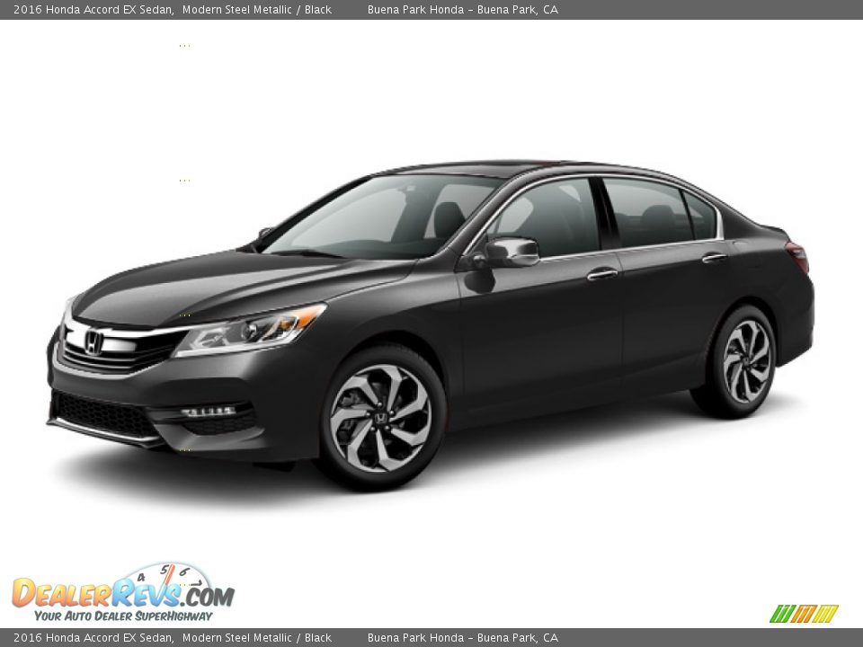 2016 Honda Accord EX Sedan Modern Steel Metallic / Black Photo #20