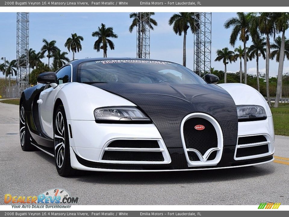 2008 Bugatti Veyron 16.4 Mansory Linea Vivere Pearl Metallic / White Photo #2