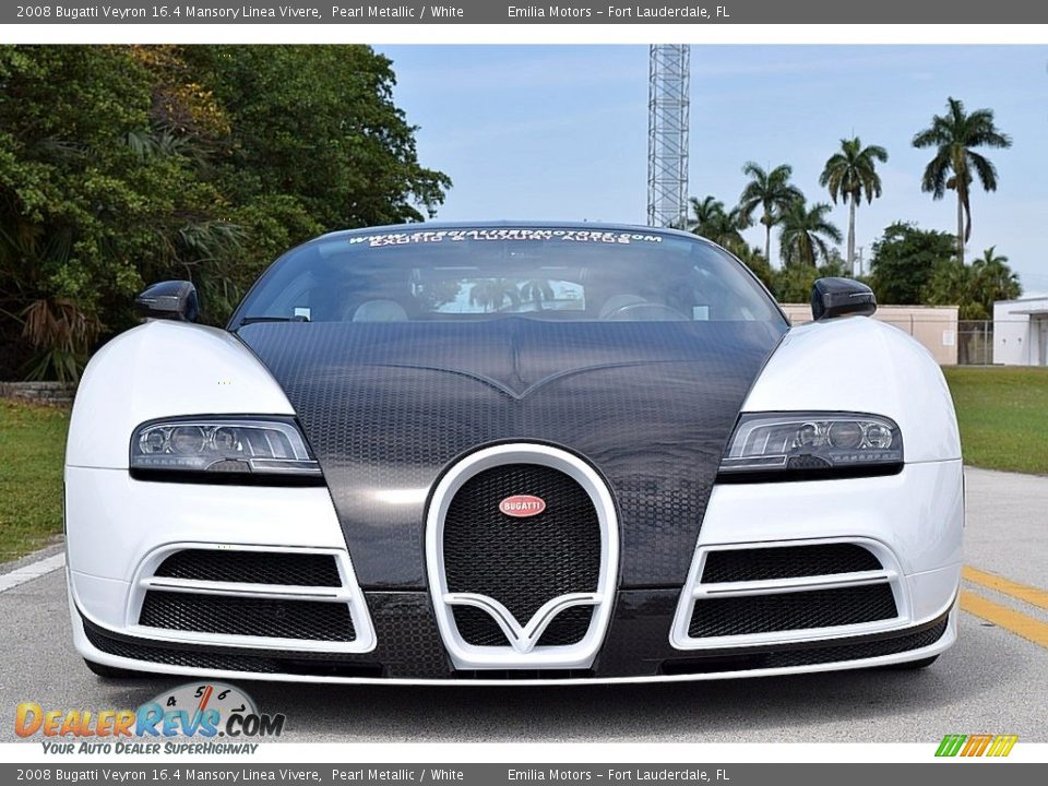 2008 Bugatti Veyron 16.4 Mansory Linea Vivere Pearl Metallic / White Photo #3