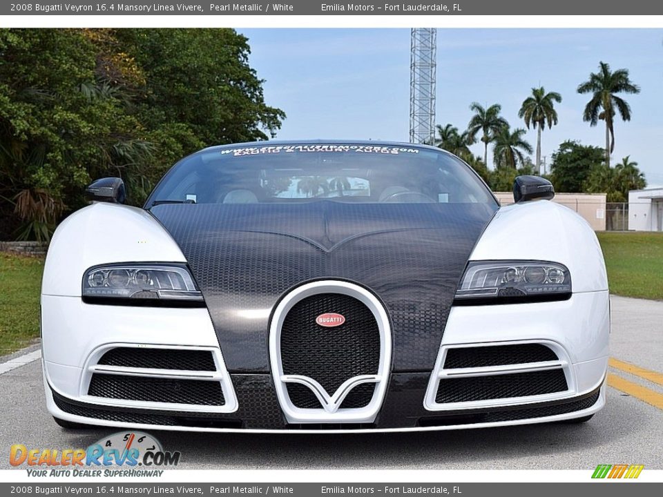 2008 Bugatti Veyron 16.4 Mansory Linea Vivere Pearl Metallic / White Photo #3