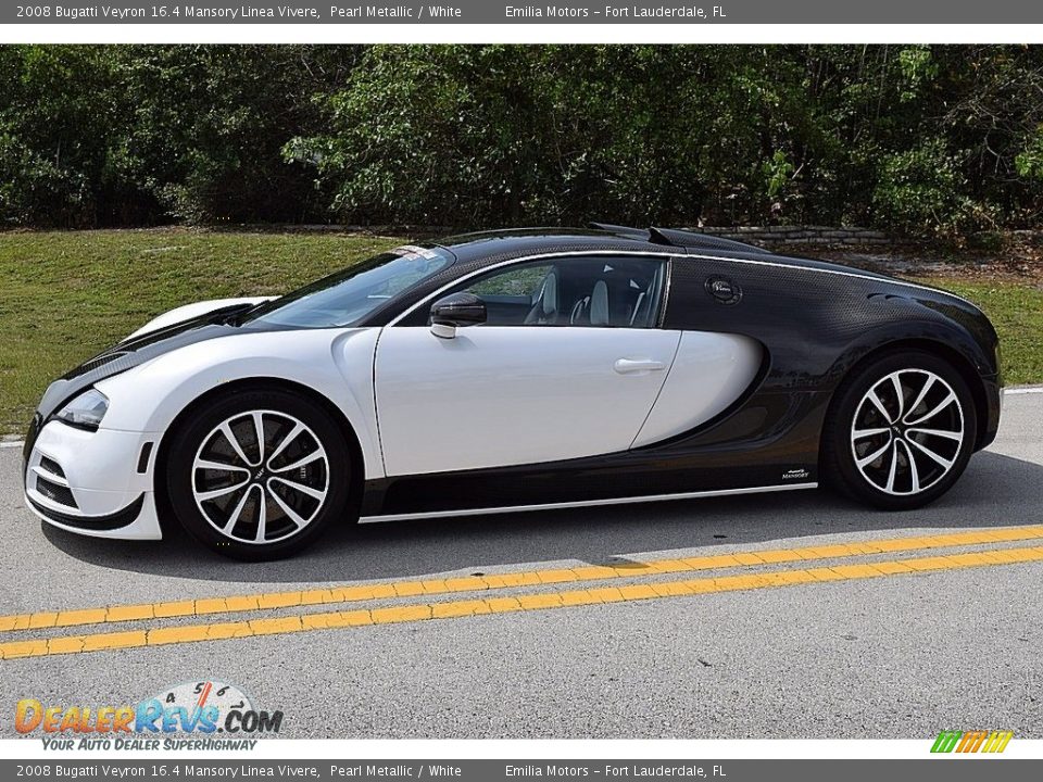Pearl Metallic 2008 Bugatti Veyron 16.4 Mansory Linea Vivere Photo #5
