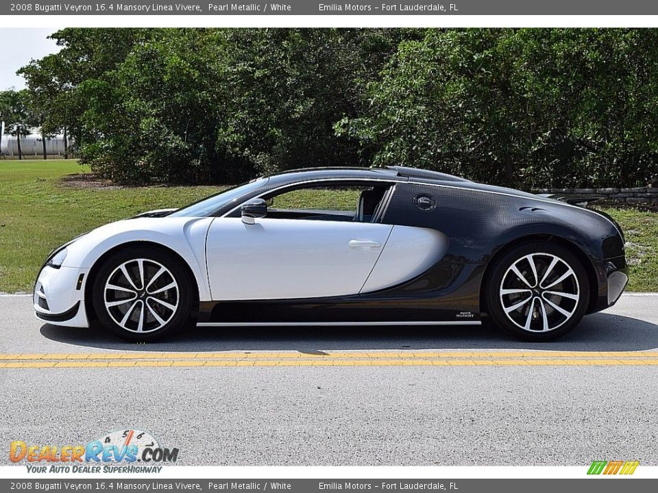 2008 Bugatti Veyron 16.4 Mansory Linea Vivere Pearl Metallic / White Photo #6