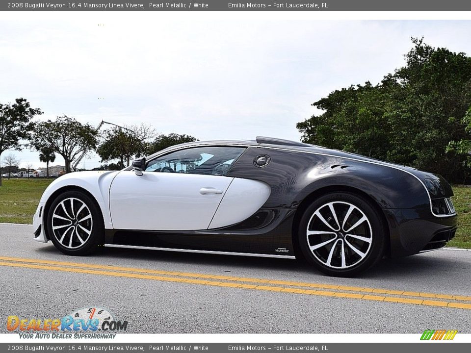 2008 Bugatti Veyron 16.4 Mansory Linea Vivere Pearl Metallic / White Photo #7