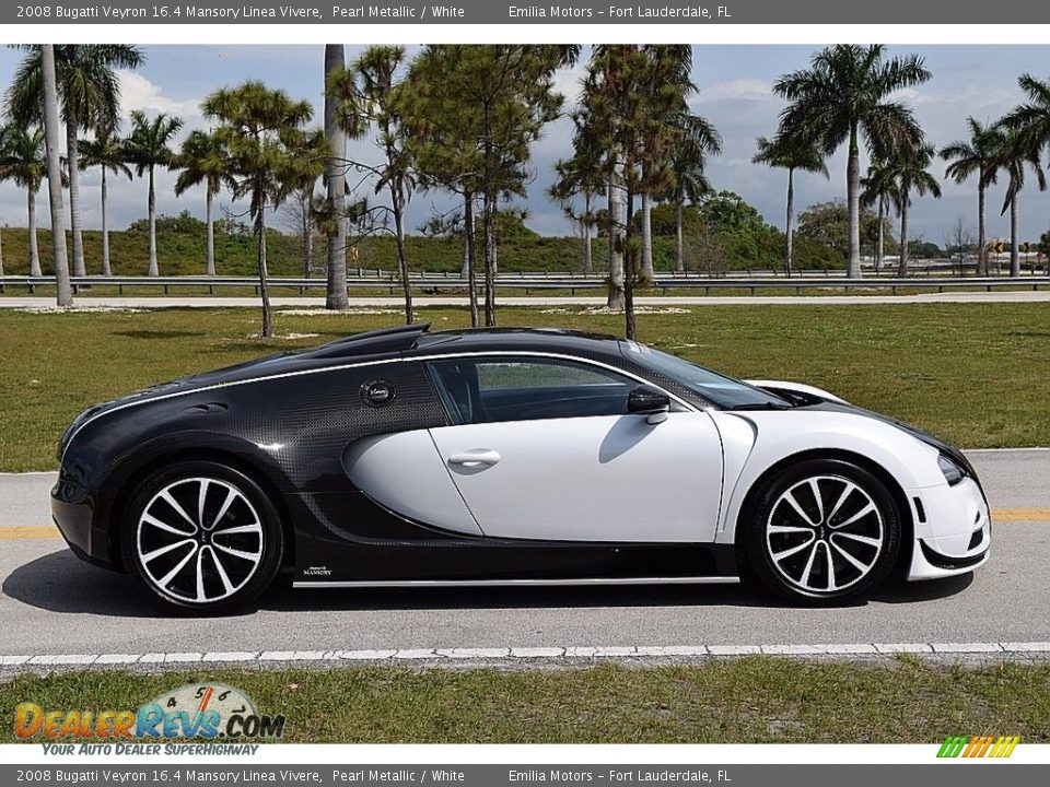 Pearl Metallic 2008 Bugatti Veyron 16.4 Mansory Linea Vivere Photo #8