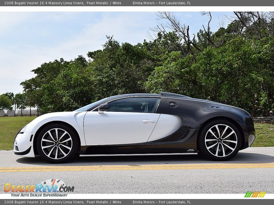 2008 Bugatti Veyron 16.4 Mansory Linea Vivere Pearl Metallic / White Photo #9