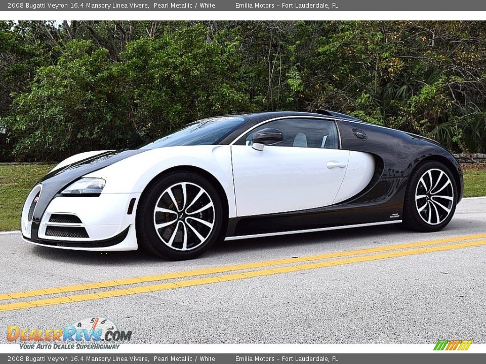 2008 Bugatti Veyron 16.4 Mansory Linea Vivere Pearl Metallic / White Photo #11