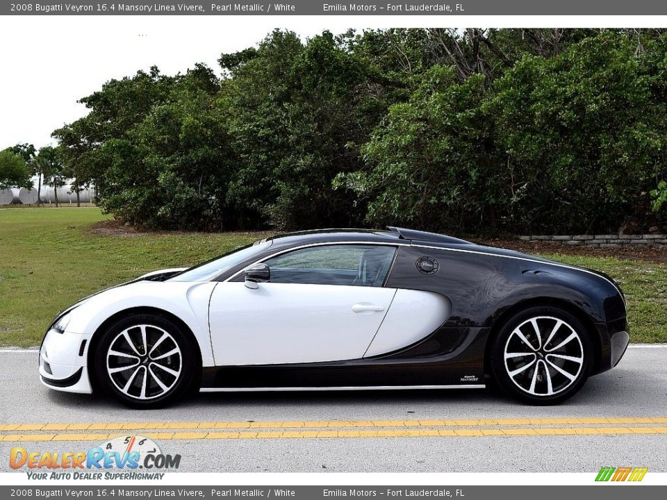 2008 Bugatti Veyron 16.4 Mansory Linea Vivere Pearl Metallic / White Photo #12