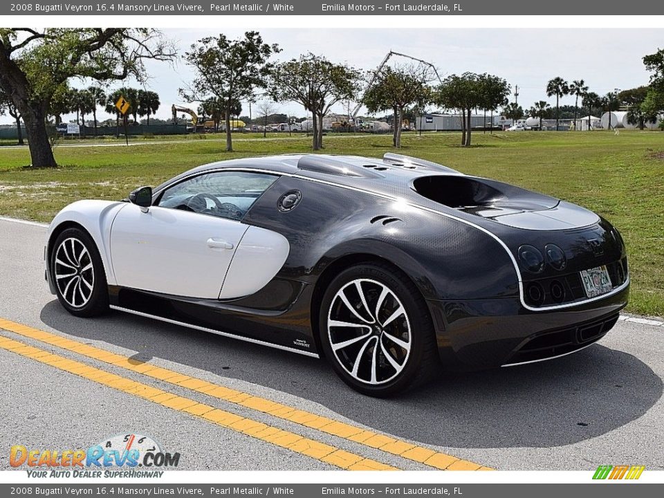 2008 Bugatti Veyron 16.4 Mansory Linea Vivere Pearl Metallic / White Photo #16
