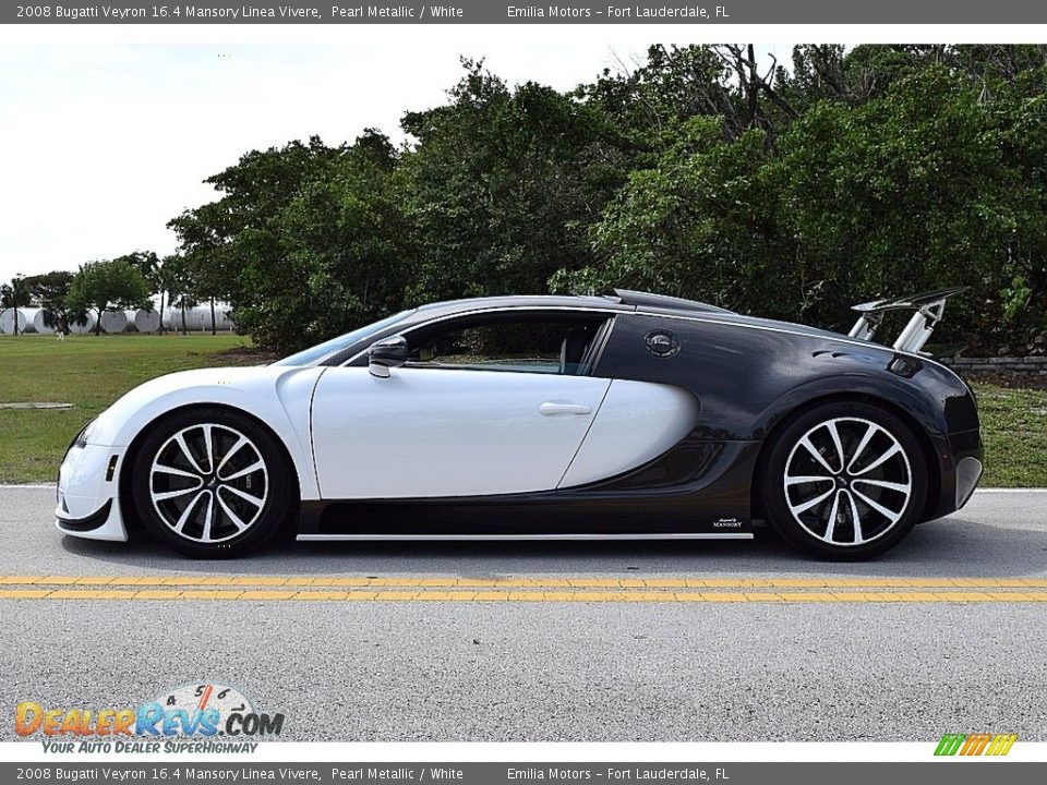 2008 Bugatti Veyron 16.4 Mansory Linea Vivere Pearl Metallic / White Photo #17