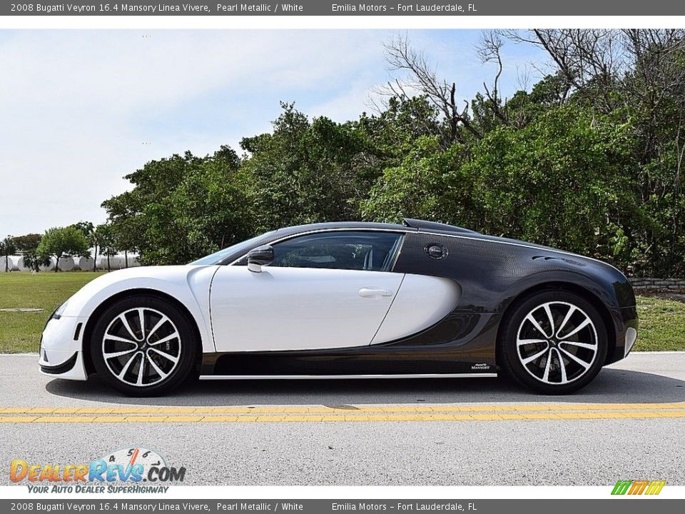 2008 Bugatti Veyron 16.4 Mansory Linea Vivere Pearl Metallic / White Photo #19
