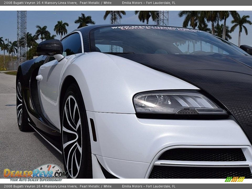 2008 Bugatti Veyron 16.4 Mansory Linea Vivere Pearl Metallic / White Photo #21