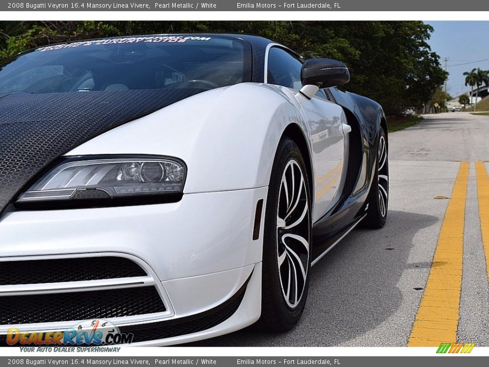 2008 Bugatti Veyron 16.4 Mansory Linea Vivere Pearl Metallic / White Photo #24