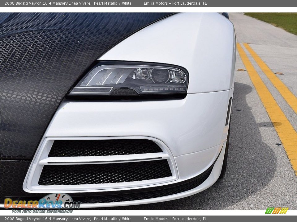 2008 Bugatti Veyron 16.4 Mansory Linea Vivere Pearl Metallic / White Photo #26