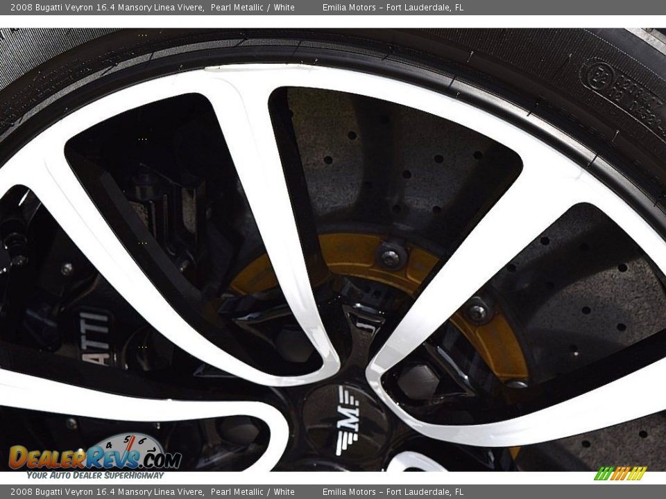 2008 Bugatti Veyron 16.4 Mansory Linea Vivere Pearl Metallic / White Photo #34