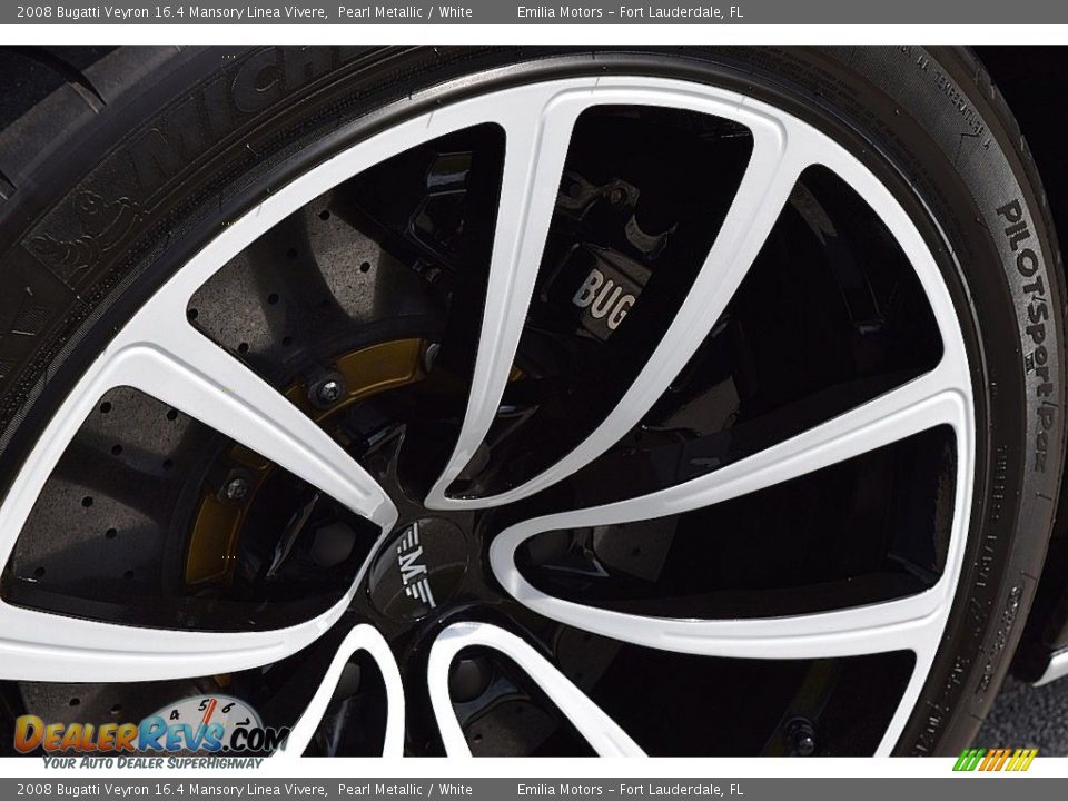 2008 Bugatti Veyron 16.4 Mansory Linea Vivere Pearl Metallic / White Photo #35