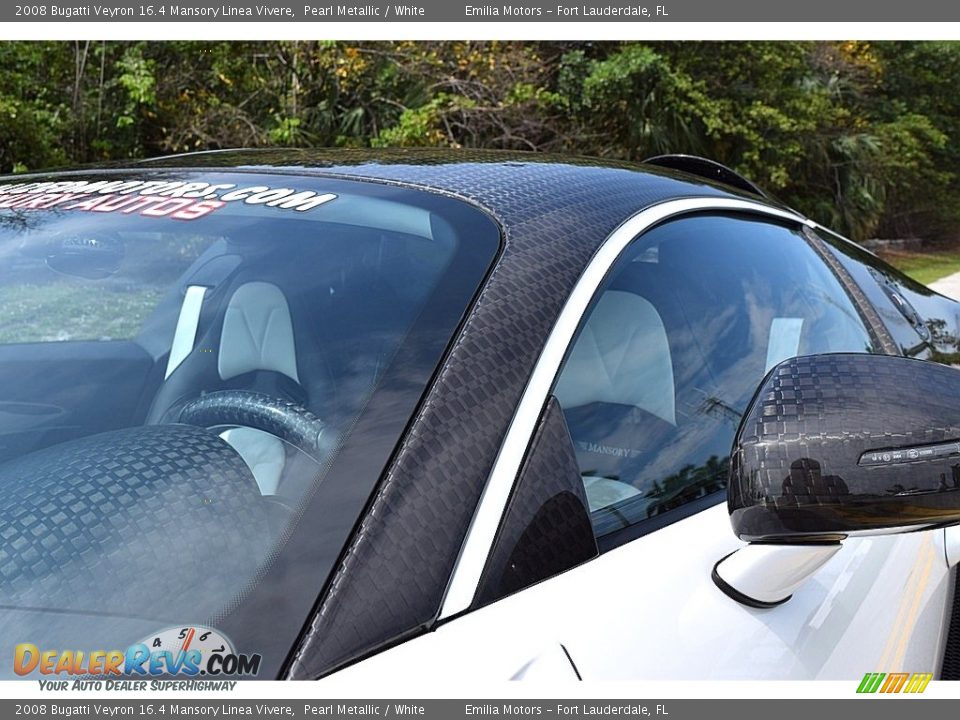 2008 Bugatti Veyron 16.4 Mansory Linea Vivere Pearl Metallic / White Photo #36