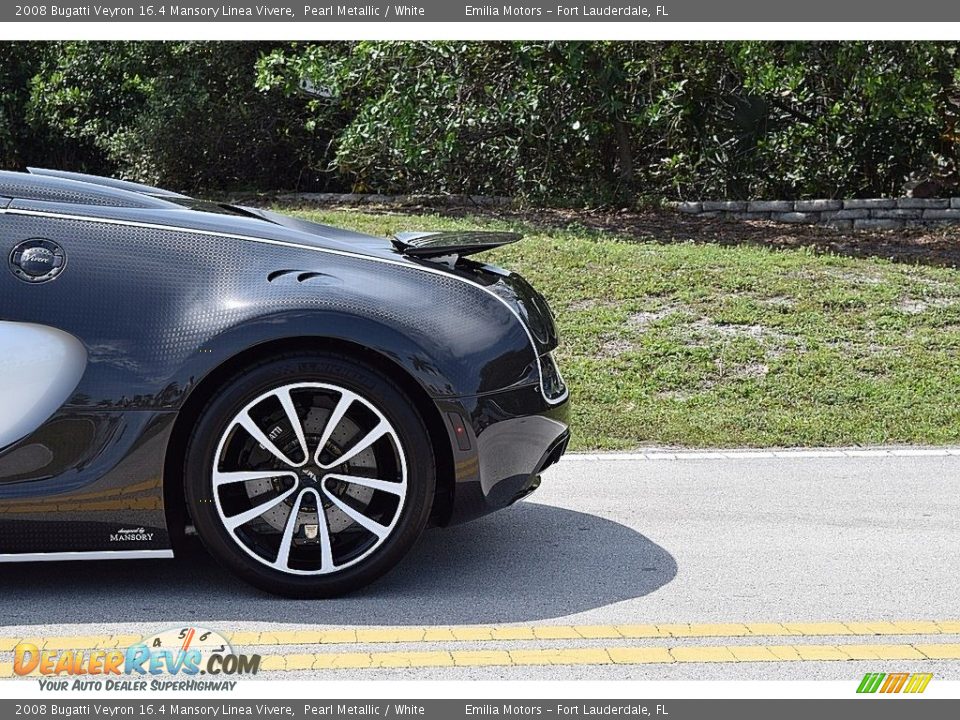 2008 Bugatti Veyron 16.4 Mansory Linea Vivere Pearl Metallic / White Photo #39
