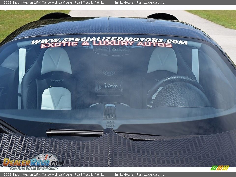 2008 Bugatti Veyron 16.4 Mansory Linea Vivere Pearl Metallic / White Photo #41