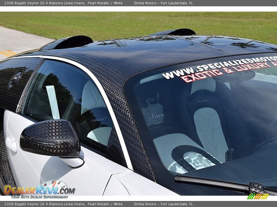 2008 Bugatti Veyron 16.4 Mansory Linea Vivere Pearl Metallic / White Photo #42