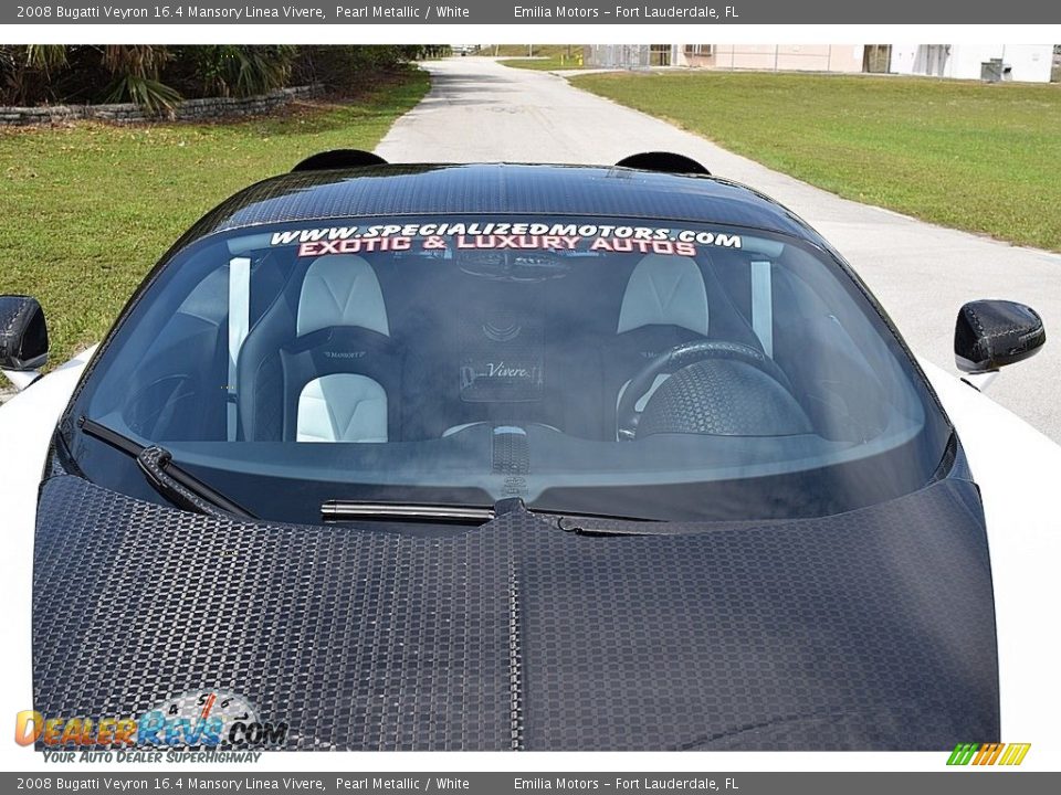2008 Bugatti Veyron 16.4 Mansory Linea Vivere Pearl Metallic / White Photo #43