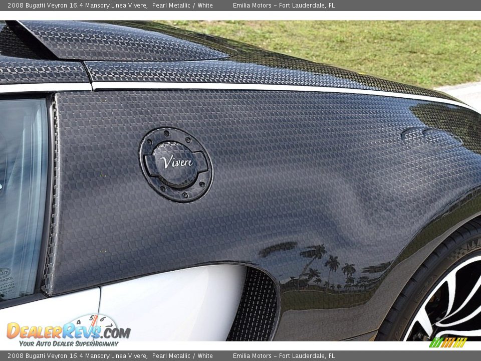 2008 Bugatti Veyron 16.4 Mansory Linea Vivere Pearl Metallic / White Photo #44