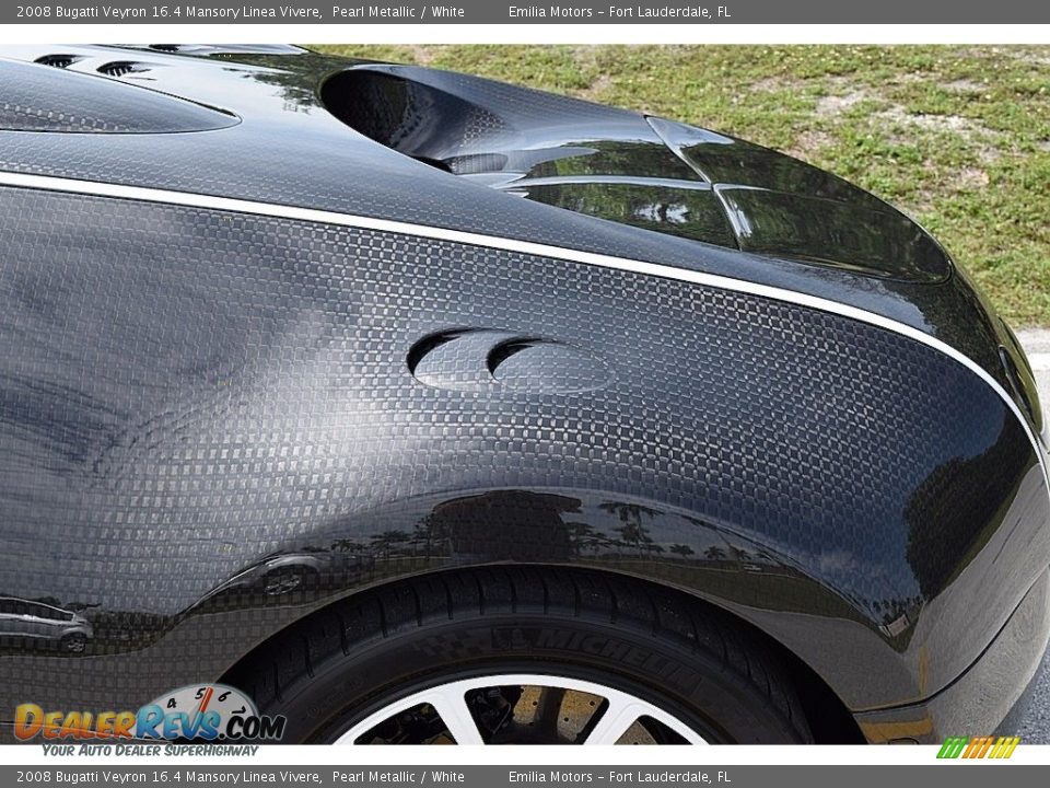 2008 Bugatti Veyron 16.4 Mansory Linea Vivere Pearl Metallic / White Photo #48