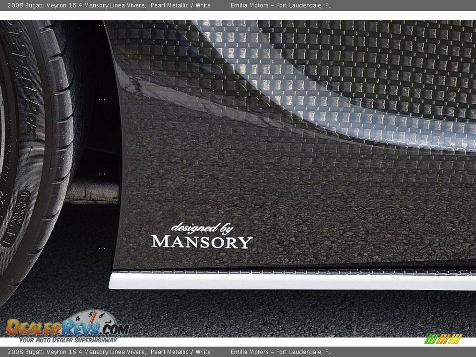 2008 Bugatti Veyron 16.4 Mansory Linea Vivere Pearl Metallic / White Photo #59