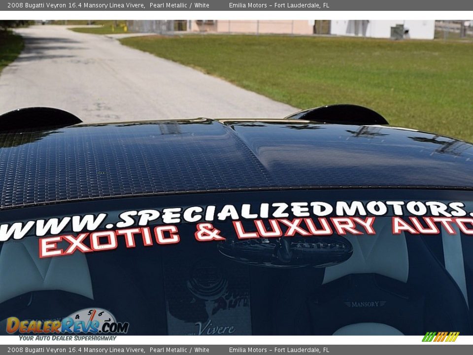 2008 Bugatti Veyron 16.4 Mansory Linea Vivere Pearl Metallic / White Photo #66