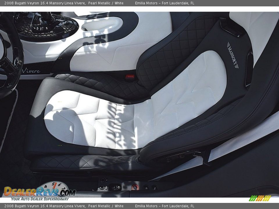2008 Bugatti Veyron 16.4 Mansory Linea Vivere Pearl Metallic / White Photo #75