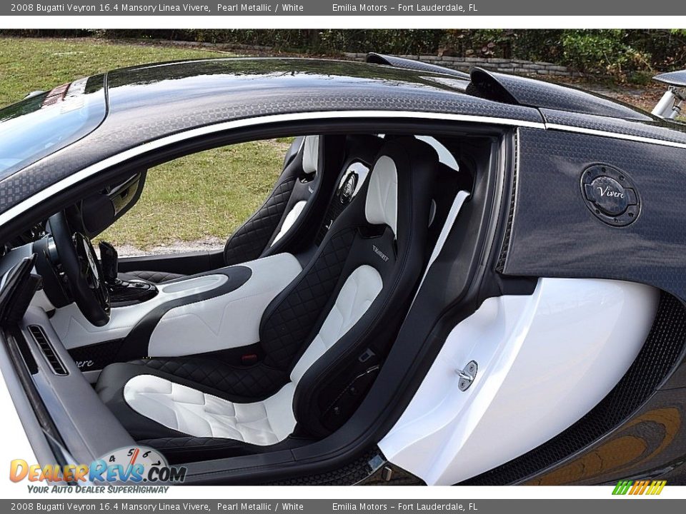 2008 Bugatti Veyron 16.4 Mansory Linea Vivere Pearl Metallic / White Photo #76