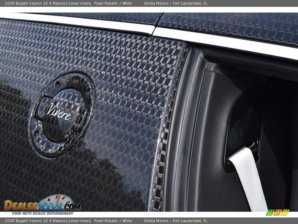 2008 Bugatti Veyron 16.4 Mansory Linea Vivere Pearl Metallic / White Photo #77