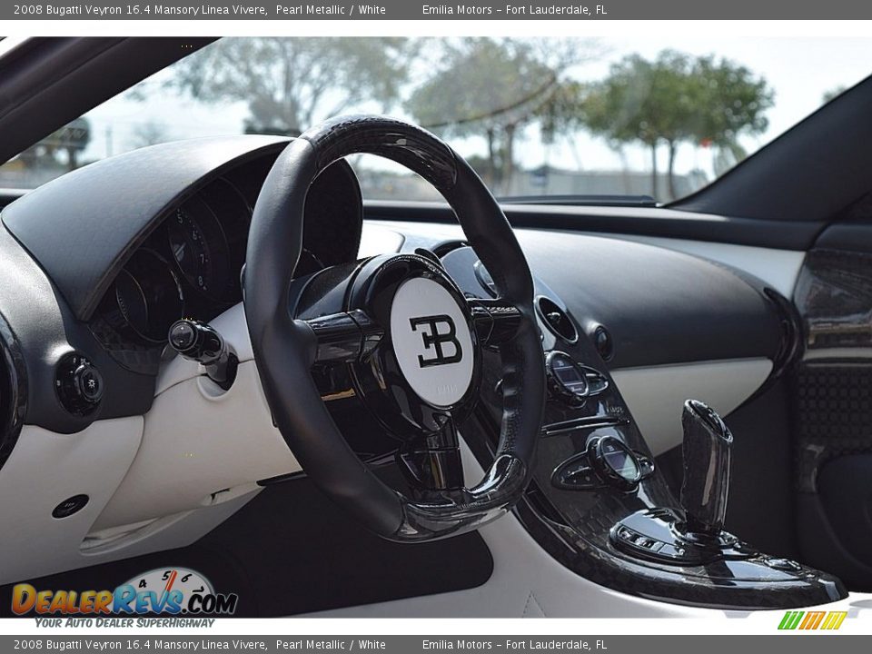2008 Bugatti Veyron 16.4 Mansory Linea Vivere Pearl Metallic / White Photo #79