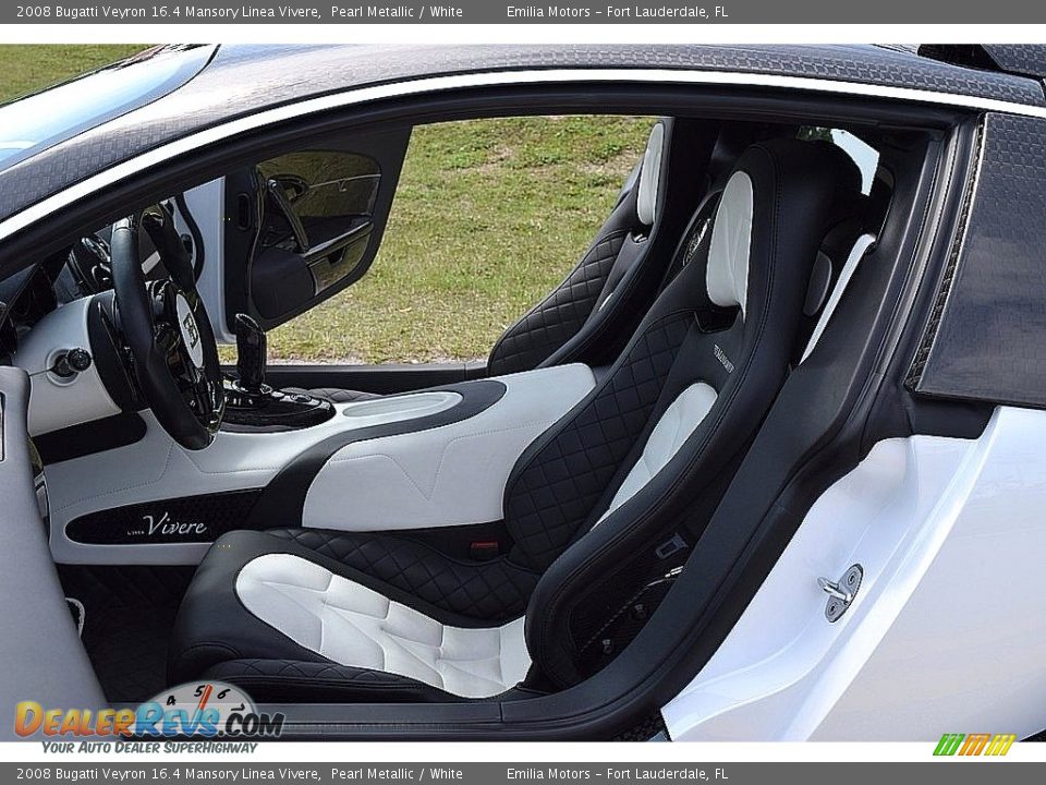 2008 Bugatti Veyron 16.4 Mansory Linea Vivere Pearl Metallic / White Photo #80