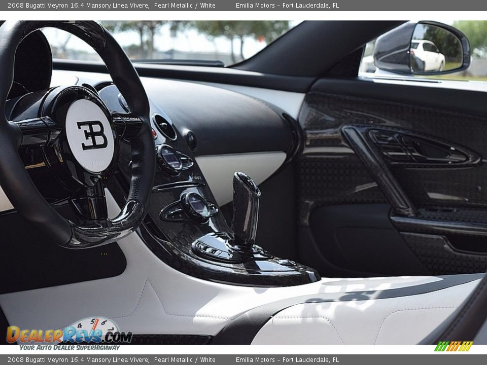 2008 Bugatti Veyron 16.4 Mansory Linea Vivere Pearl Metallic / White Photo #81