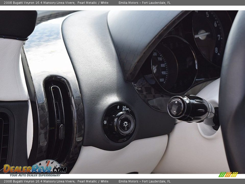2008 Bugatti Veyron 16.4 Mansory Linea Vivere Pearl Metallic / White Photo #82