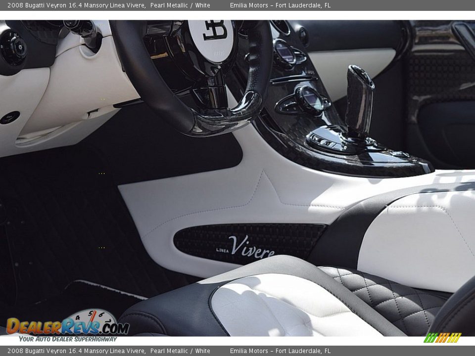 2008 Bugatti Veyron 16.4 Mansory Linea Vivere Pearl Metallic / White Photo #83
