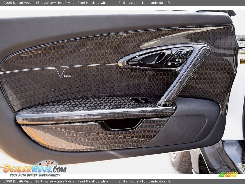 2008 Bugatti Veyron 16.4 Mansory Linea Vivere Pearl Metallic / White Photo #85