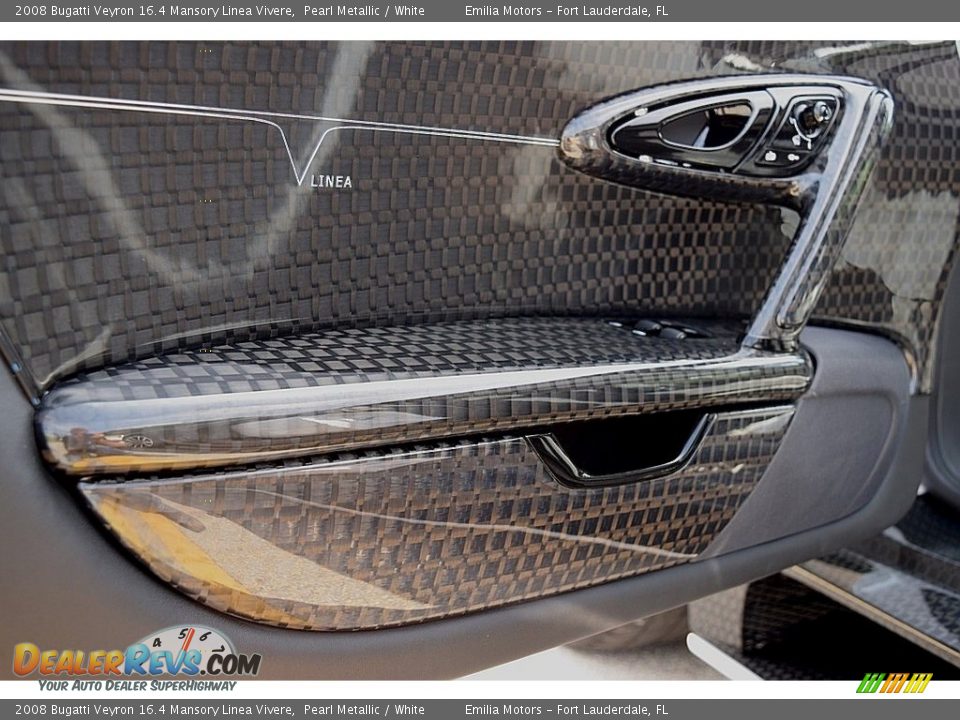2008 Bugatti Veyron 16.4 Mansory Linea Vivere Pearl Metallic / White Photo #87